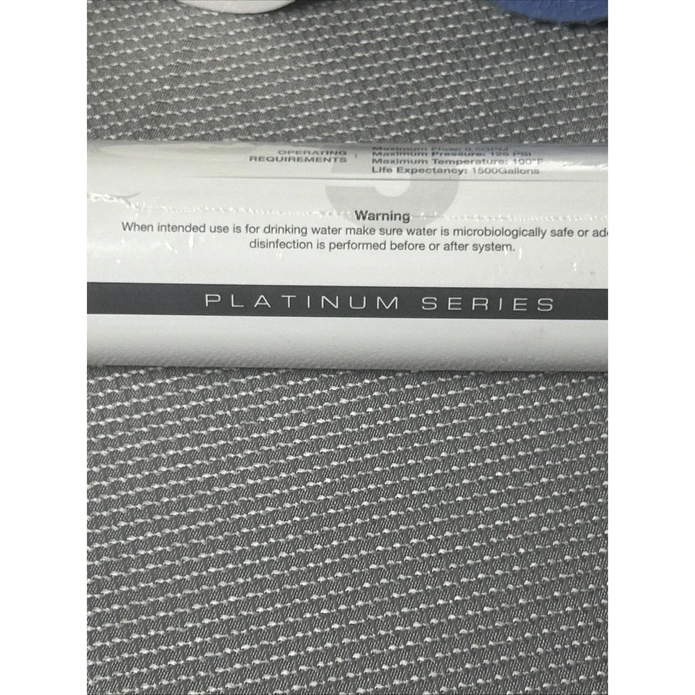 NEW Sealed Nu Aqua Platinum Series Filter Sediment/ Pre Carbon/ Carbon Polishing